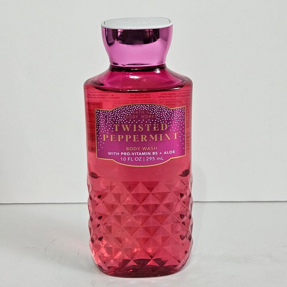 Bath & Body Works Twisted Peppermint Body Wash 10 fl oz NEW